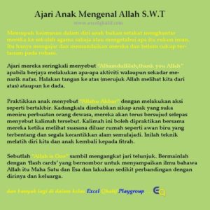Ajar Anak Mengenal Allah S.W.T